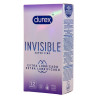 Durex Préservatifs fins lubrifiés Invisible 52mm x12